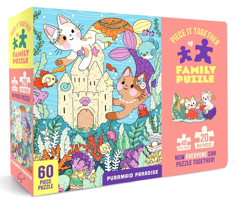 E-shop Chronicle books Rodinné Purrmaid Paradise 60 dielov