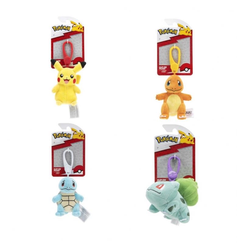E-shop Prívesok na kľúče BOTI Pokémon plyšový Squirtle clip on plush