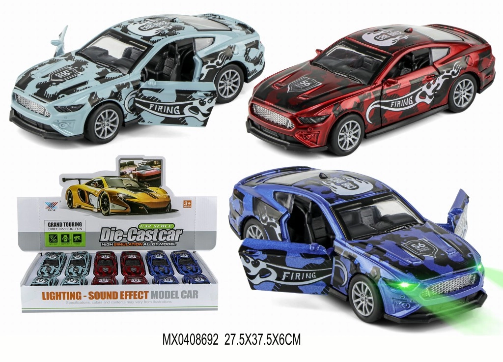 E-shop Alltoys K174B15 Auto kovové pretekárske 1:32