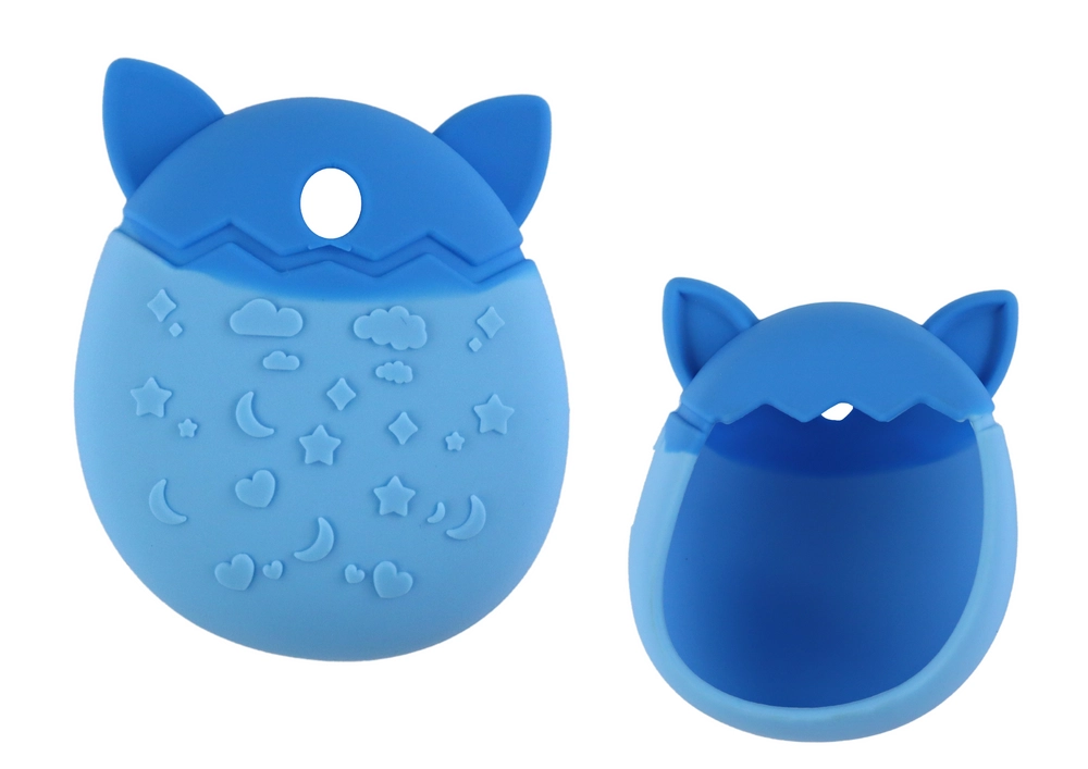 E-shop Silikónové puzdro na Tamagotchi v tvare modrej mačky