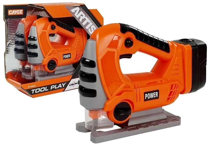 Lean Toys priamočiara píla na drevo oranžovo čierna