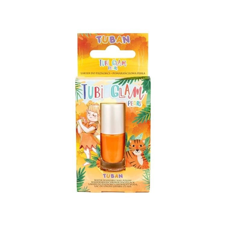 E-shop Tubi Glam lak na nechty – oranžová perleťová