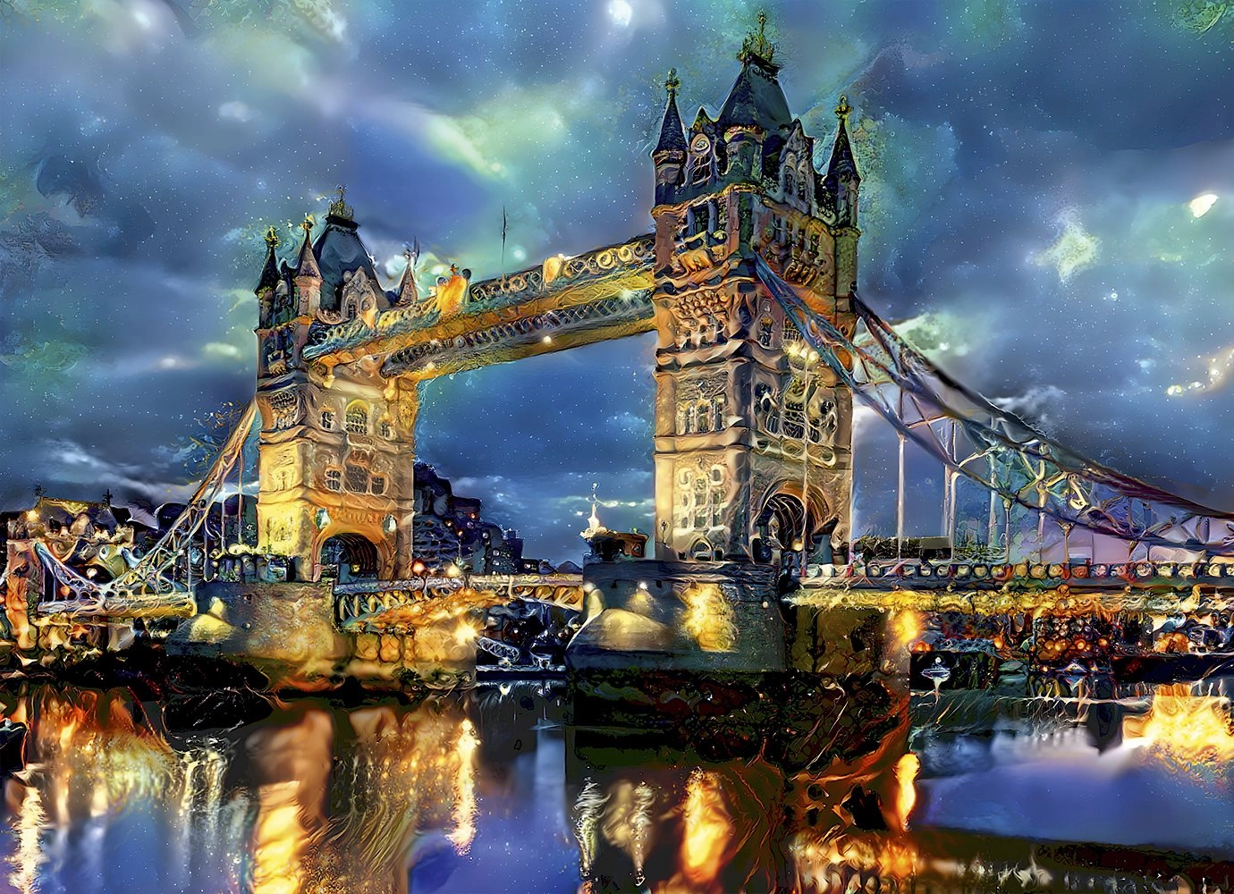 E-shop BlueBird Tower Bridge England London Bridge 1000 dielov