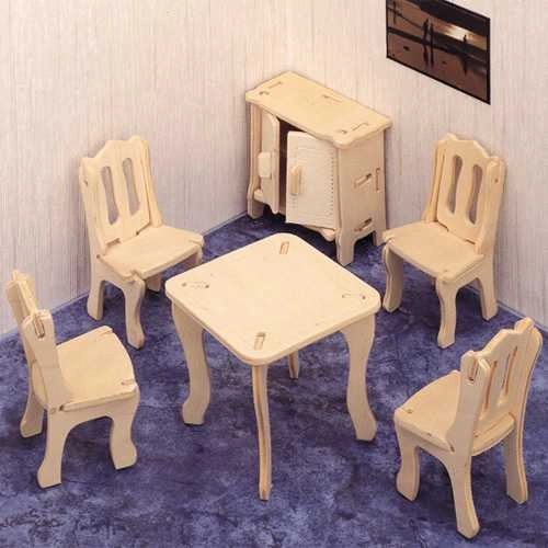 E-shop Woodcraft drevené 3D puzzle jedáleň