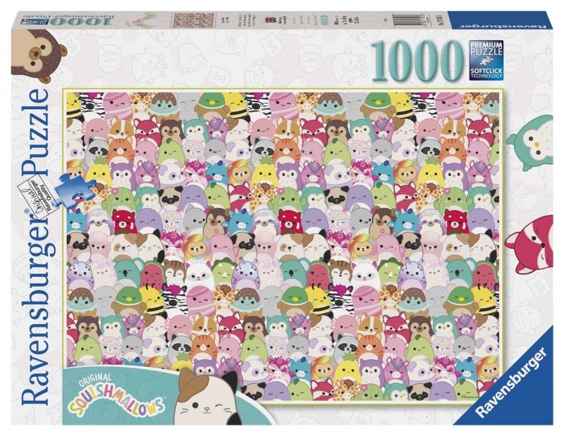 Puzzle 1000 dielikov Ravensburger Squishmallows
