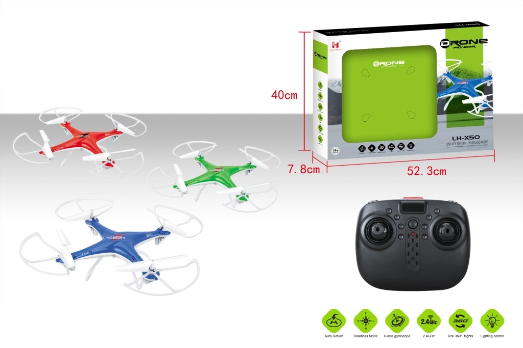 E-shop Dron Pioneer s 6-osovým gyroskopom a automatickým návratom