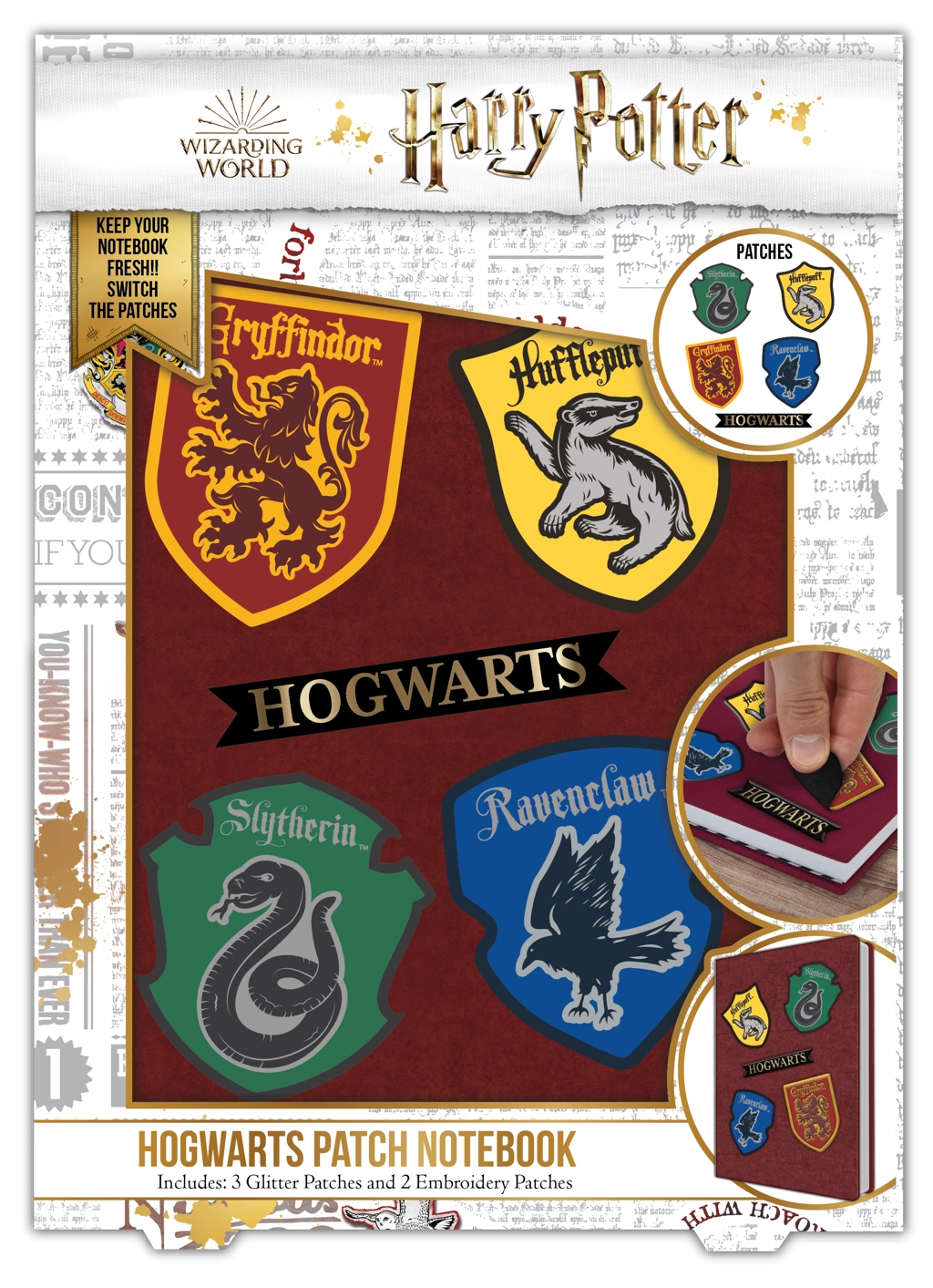 E-shop EPEE Harry Potter Zápisník Znaky kolejí A5