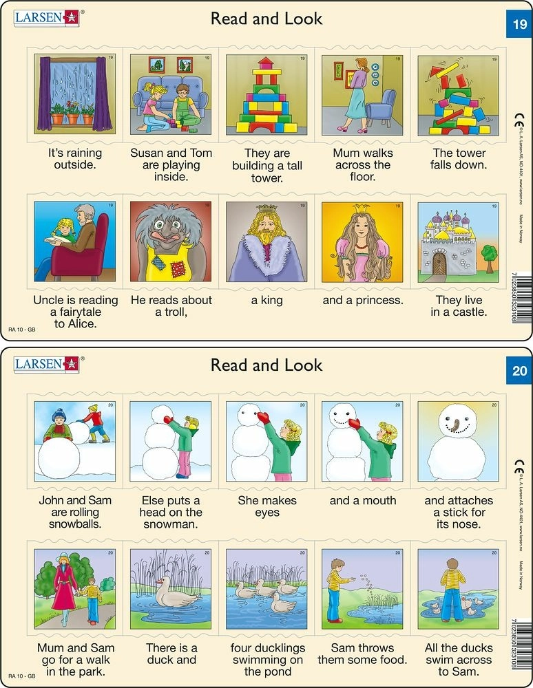 E-shop Puzzle Angličtina – krátke texty, 10 dielikov