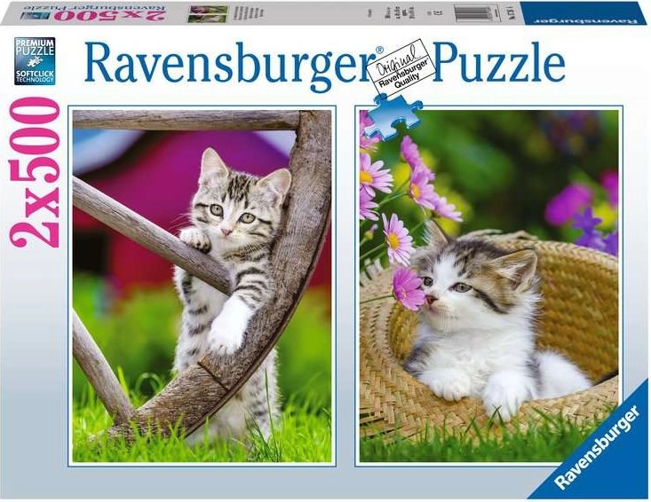 E-shop RAVENSBURGER Mačiatka na vidieku 2x500 dielov