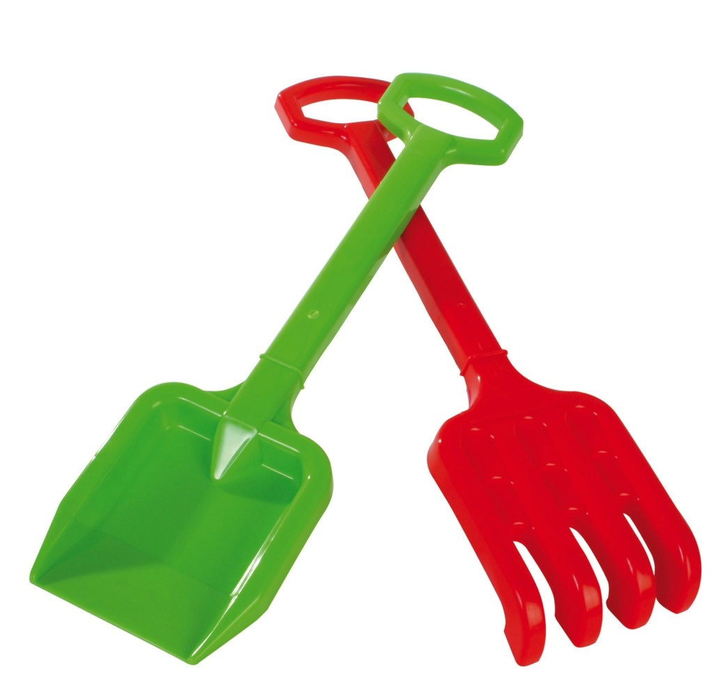 Lopata a hrable na pieskovisko