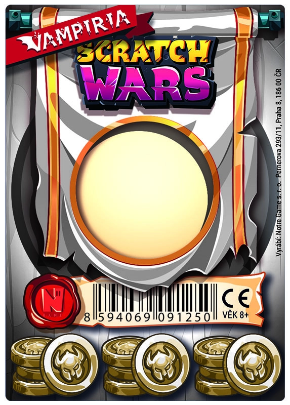 E-shop Scratch Wars – stieracia karta zbrane Vampiria