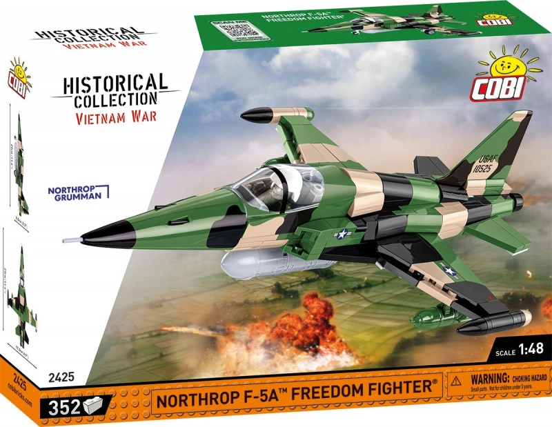 E-shop COBI 2425 Vietnam War Northrop F-5A Freedom Fighter, 1:48, 352 kostek