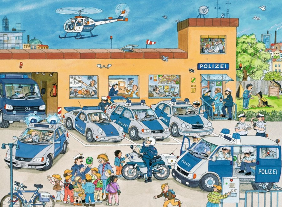 E-shop Ravensburger Policejní stanice 100 dielov