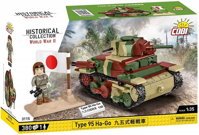E-shop COBI 3115 World War II 1:35 Japonský ľahký tank Mitsubishi Type 95 Ha-Go