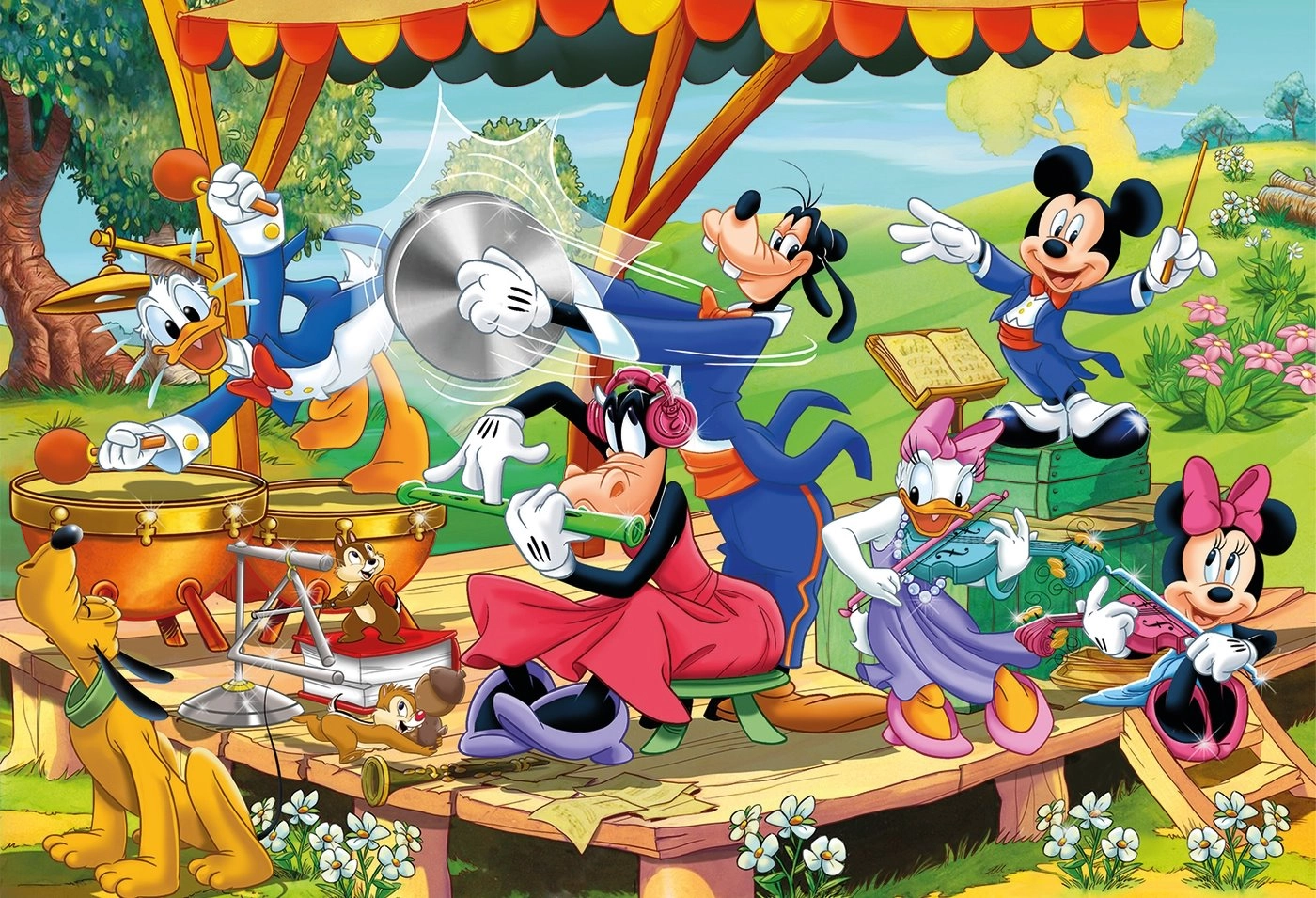 CLEMENTONI Mickey Mouse a přátelé MAXI 24 dielov