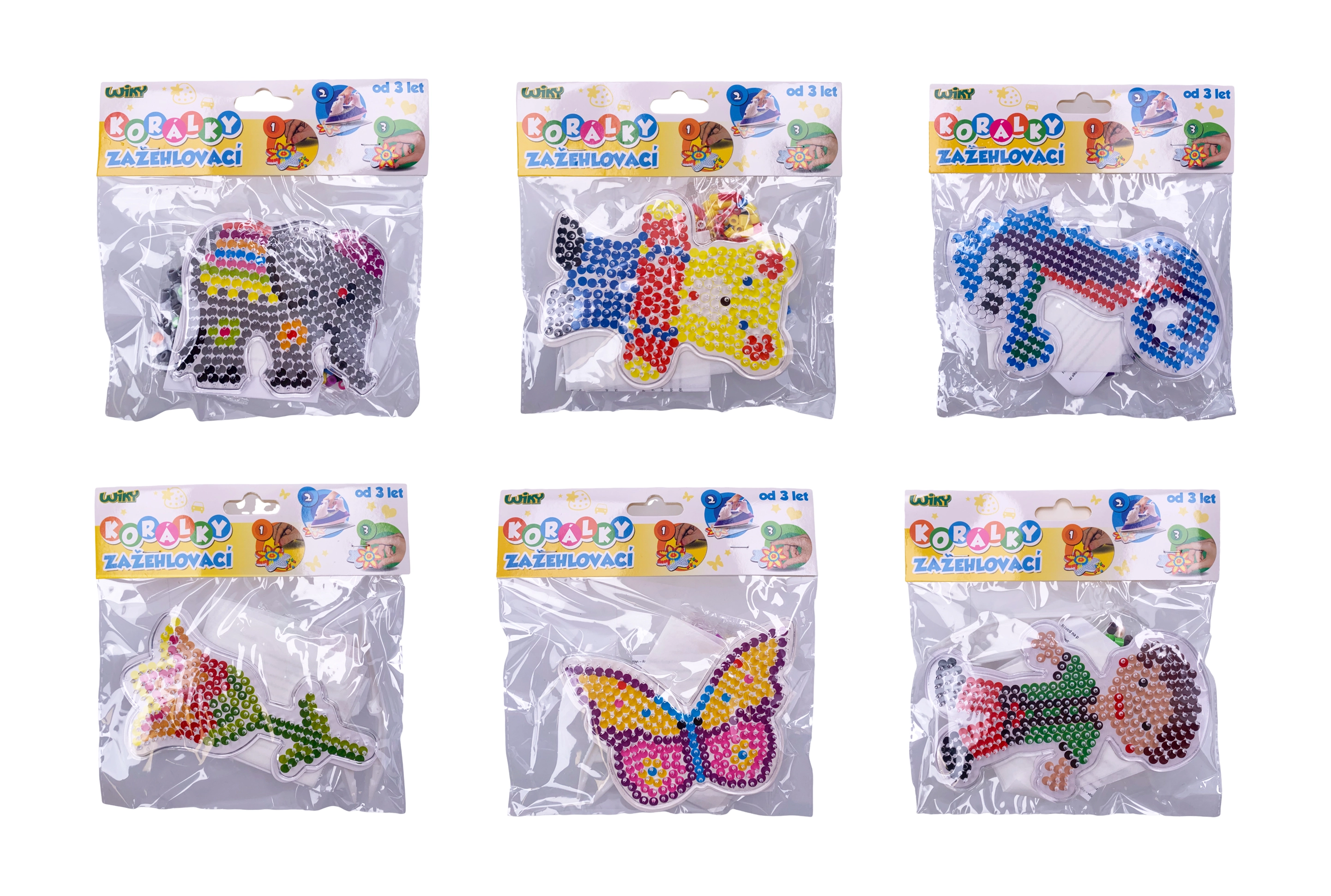 Korálky zažehľovacie - MIX - mix variantov či farieb