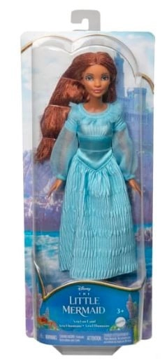 Mattel Disney Malá morská víla Ariel v modrých šatách