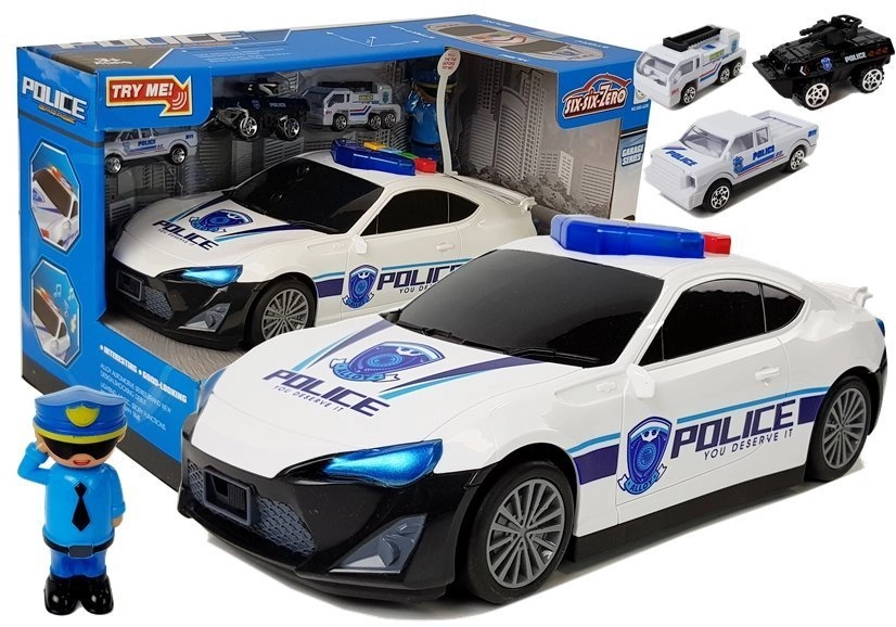 E-shop Lean Toys Policajné autíčko 24 cm