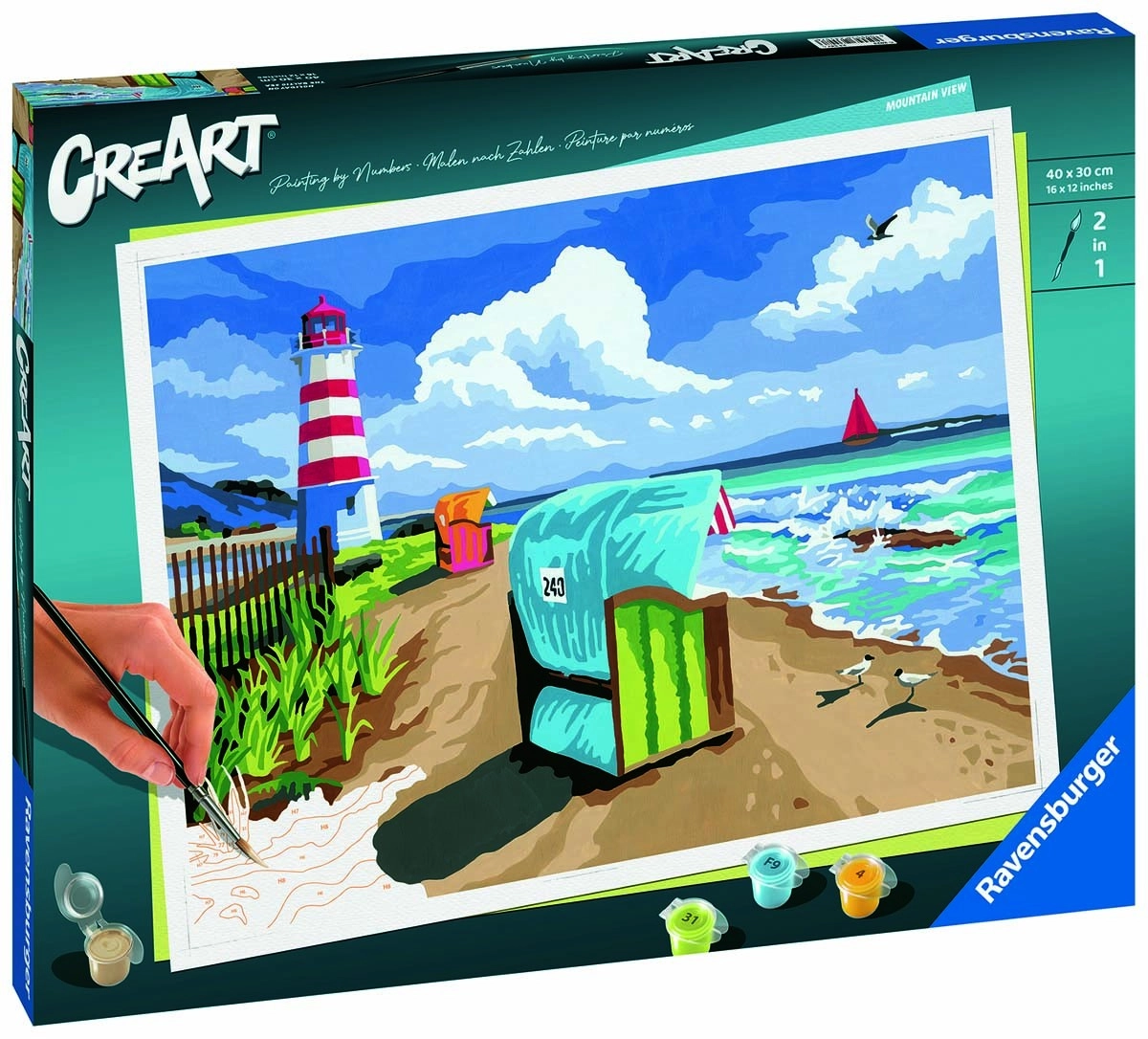 E-shop Creart prázdniny pri Baltskom mori – maľovanie podľa čísel (premium series b)