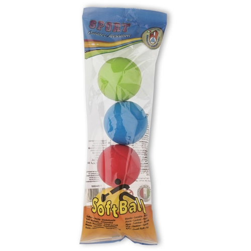 E-shop Androni sada 4 mäkkých loptičiek, priemer 7 cm
