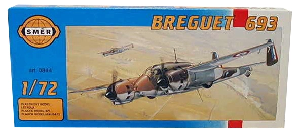 E-shop Směr Model letadlo Breguet 693 stavebnice letadla 1:72