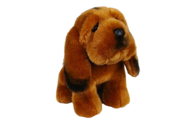 Plyšový pes svätého Huberta 19 cm