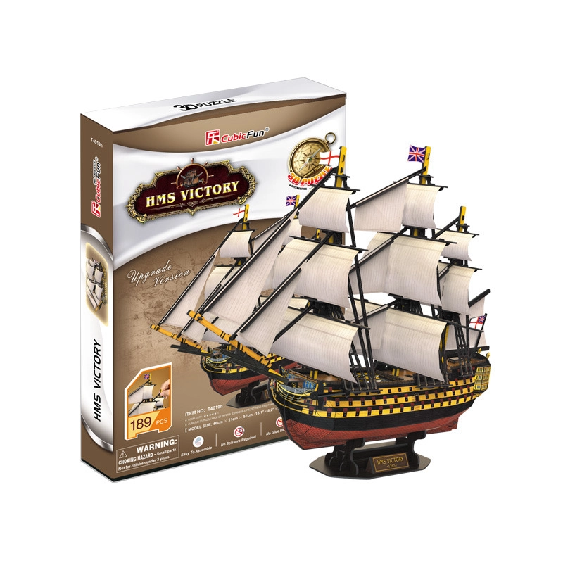 E-shop CubicFun 3D puzzle Plachetnica HMS Victory 189 ks
