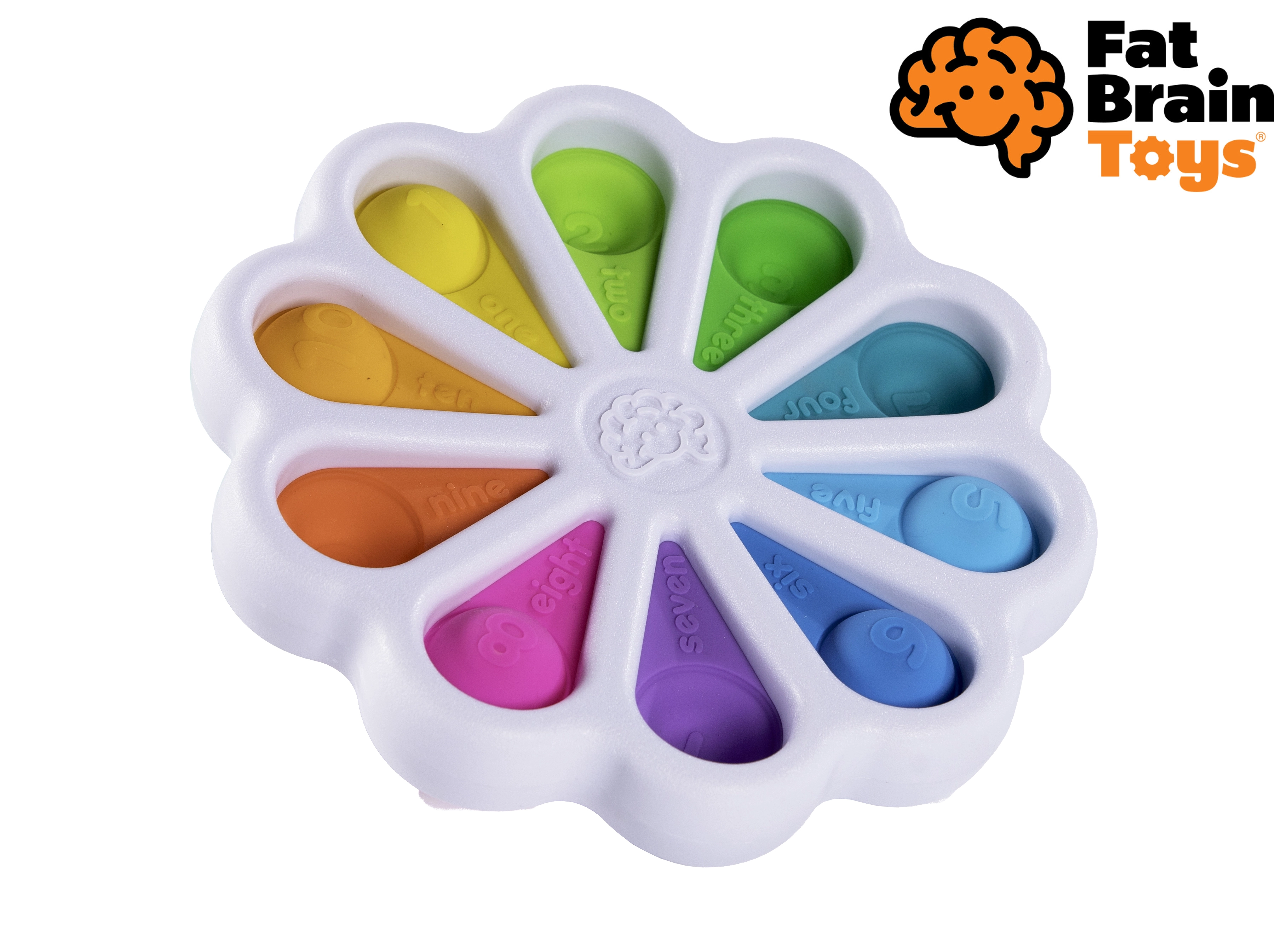E-shop Fat Brain Toys polštářky s čísly Dimpl digits