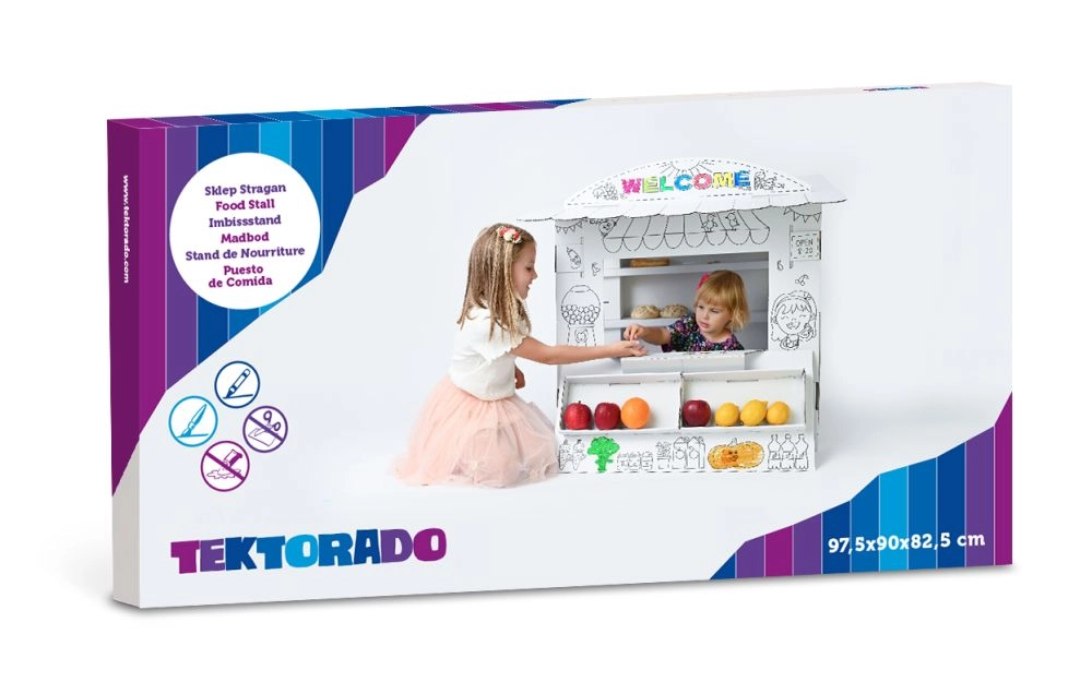 E-shop Kartónový stánok na vyfarbovanie pre deti