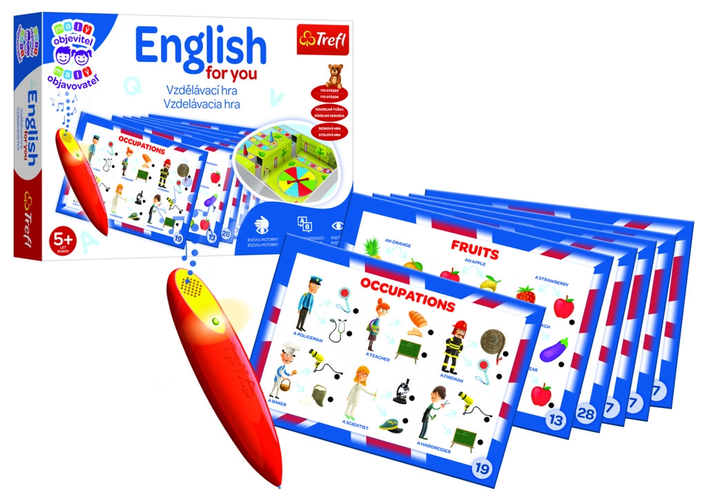 E-shop TREFL Malý objaviteľ: English for you s kúzelným perom