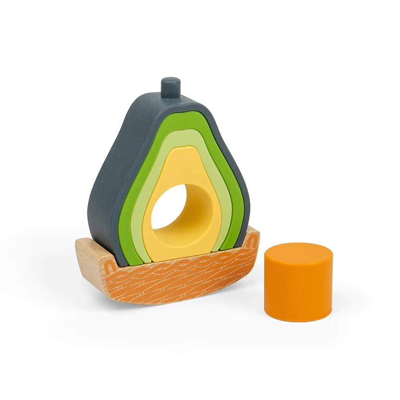 E-shop Bigjigs Toys balančná hra avokádo