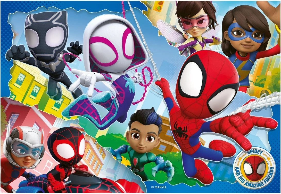 E-shop Puzzle RAVENSBURGER Spidey a jeho úžasní priatelia 35 dielikov