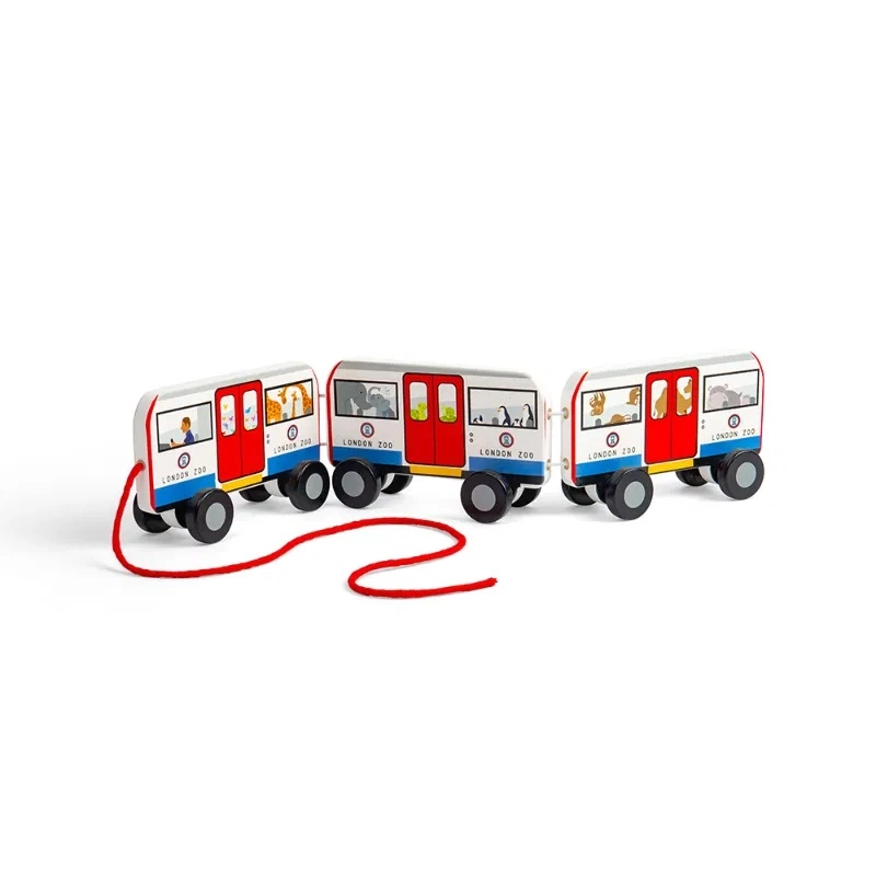 Bigjigs Toys Ťahacia hračka Londýnske Metro