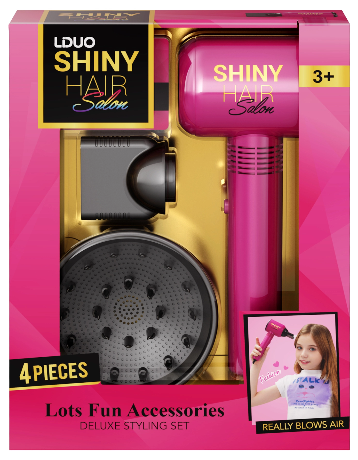 Kadernícka sada so zvukovým fénom, 4 diely