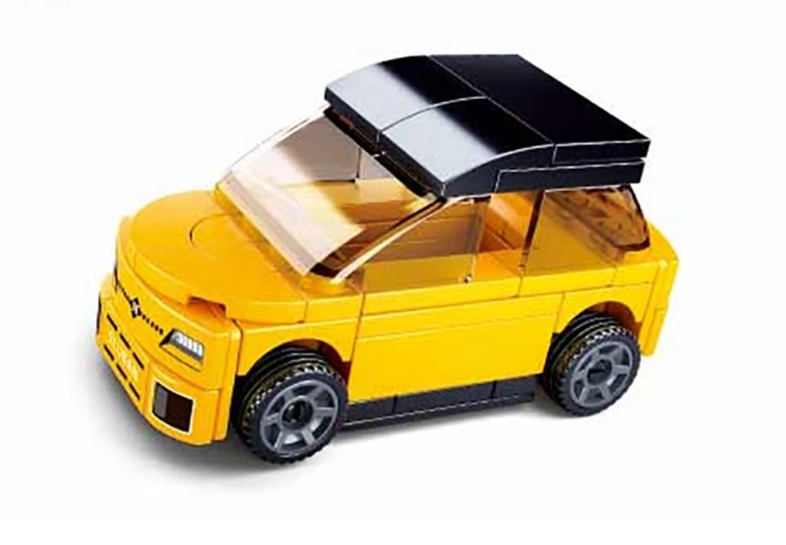 Sluban B1067A Naťahovacie elektrické vozidlo č. 1