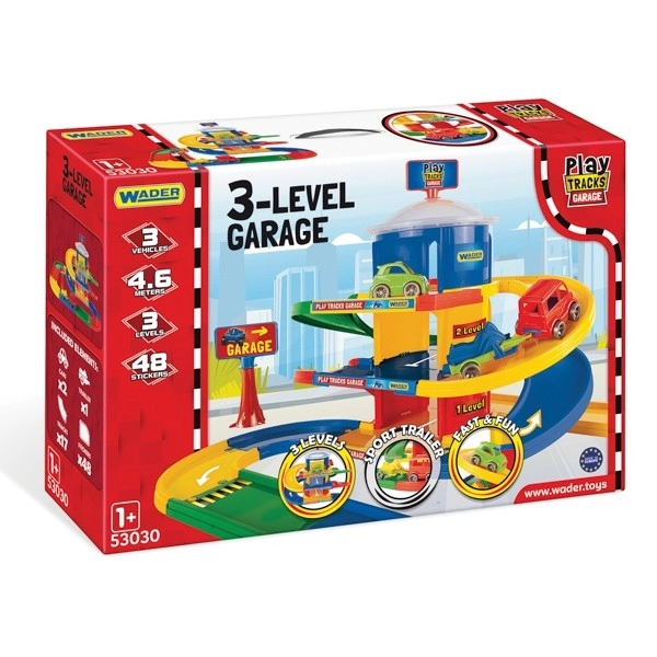 E-shop Wader Play Tracks Garáž 2-úrovňový