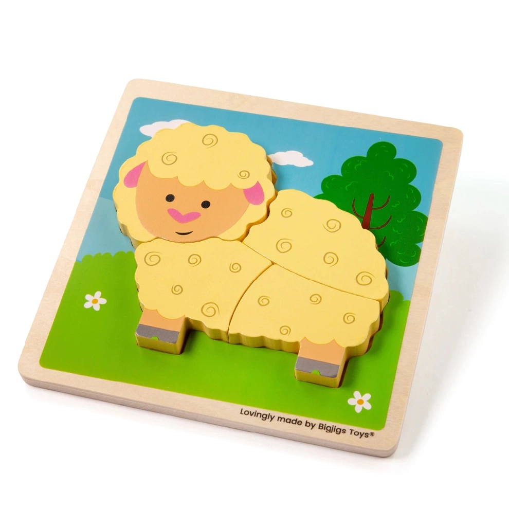 E-shop Vkladačkové puzzle Ovečka od Bigjigs Toys