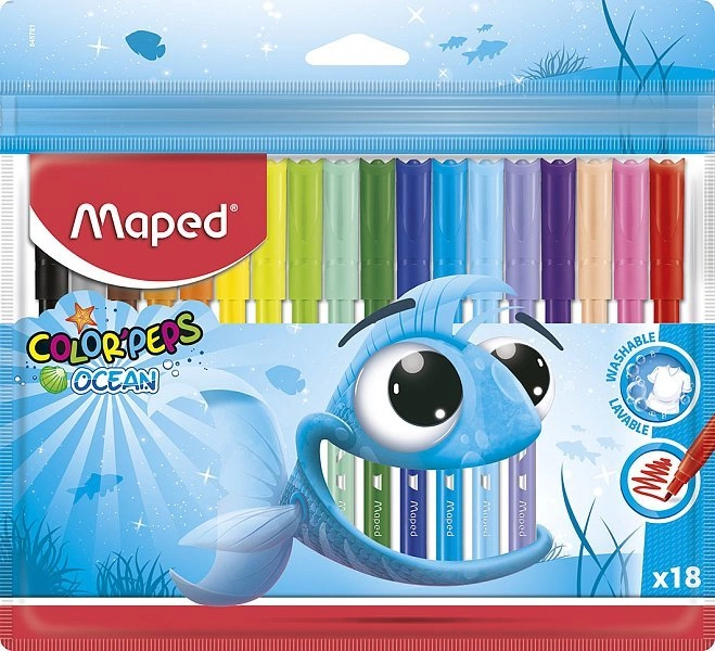 E-shop Maped Fixky Color'Peps Ocean 18 ks