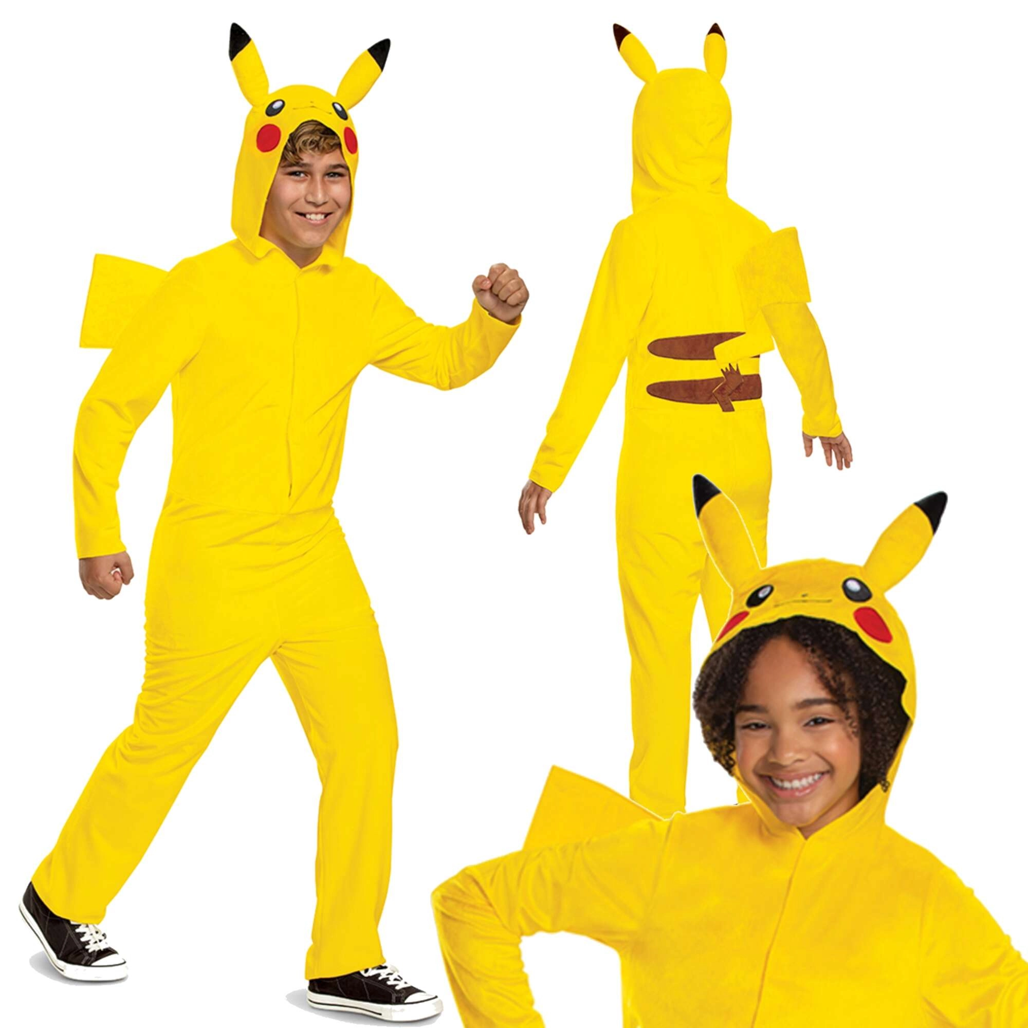 Detský kostým POKEMON Pikachu kigurumi 150–163 cm (14–16 rokov)