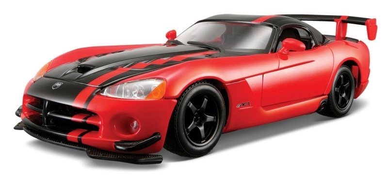 E-shop Bburago DODGE VIPER SRT 10A CR červená 1:24