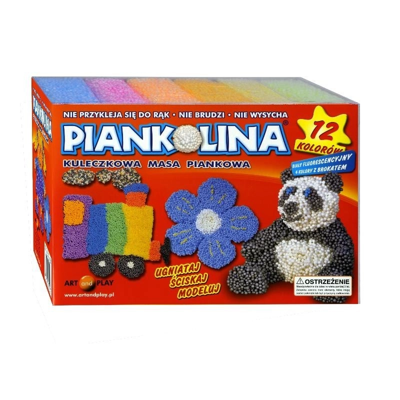 E-shop Piankolina – penová modelína, sada 12 kociek