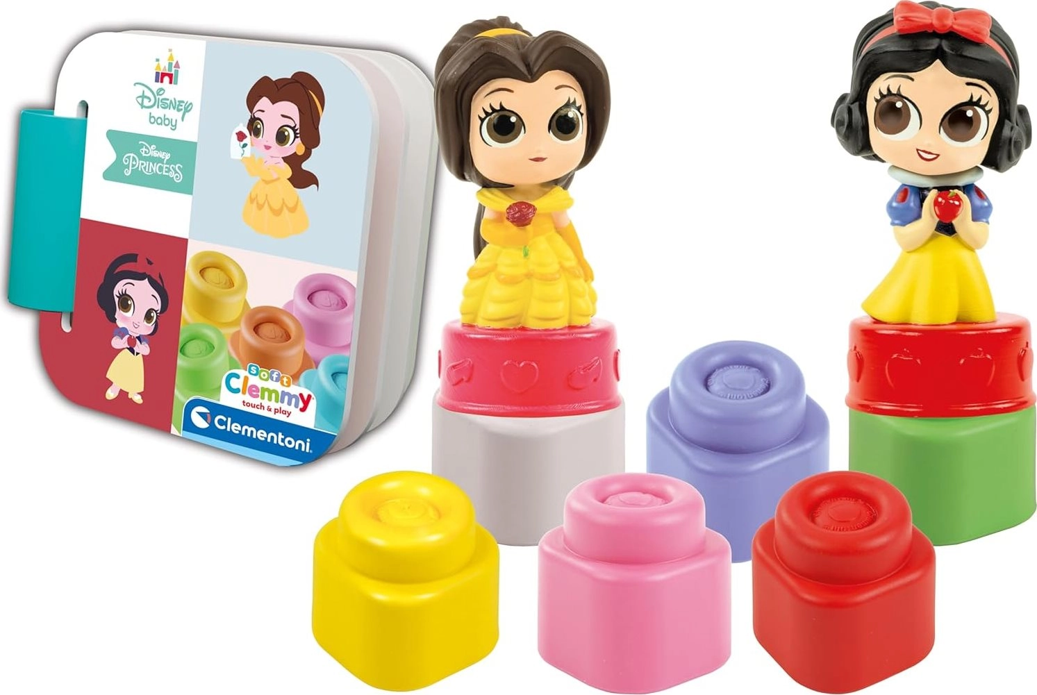 E-shop Clementoni Soft Clemmy Hracia sada s knižkou Disney princeznej