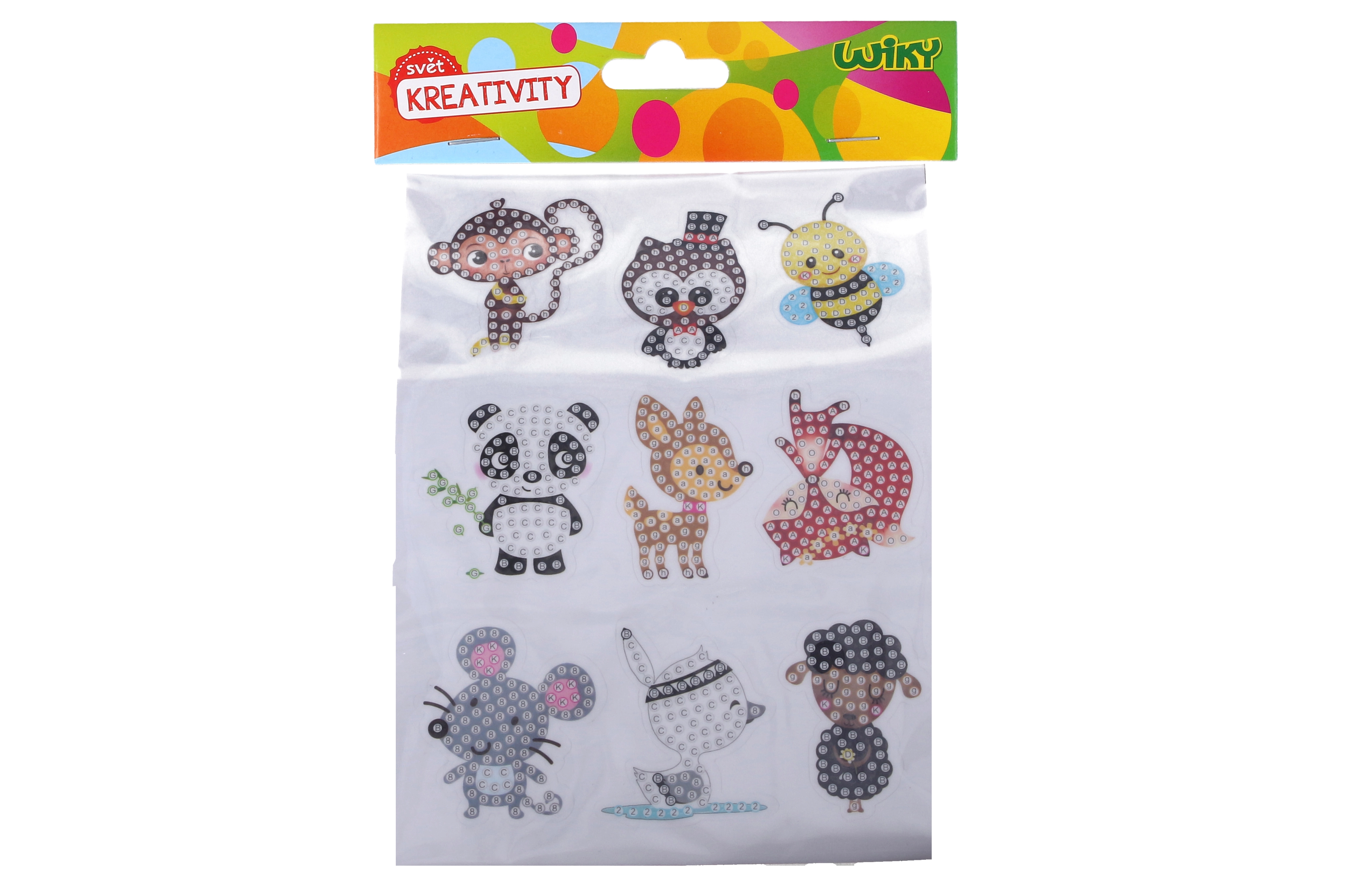 E-shop Kreatívne diamond nálepky Zvieratká mix variantov či farieb