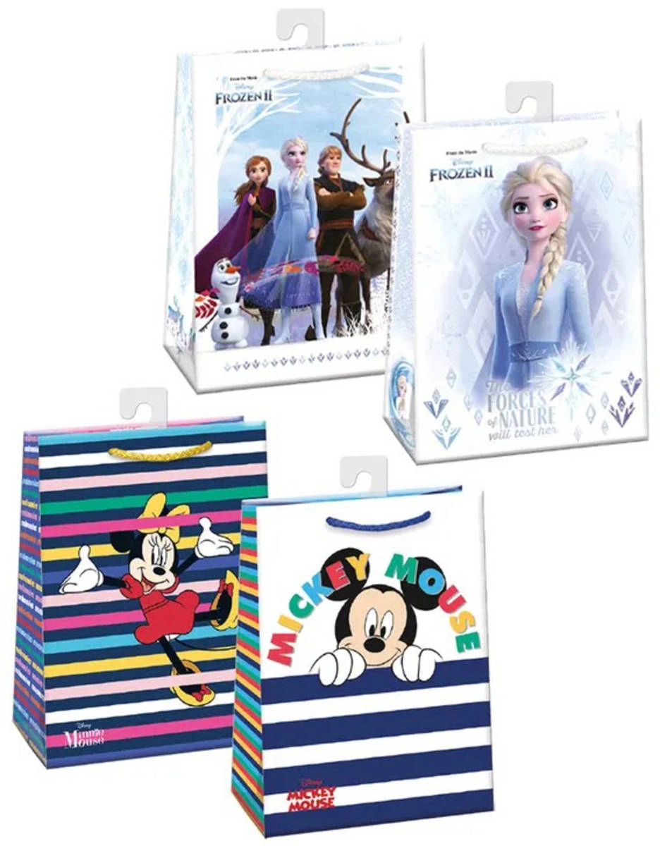 Argus darčeková papierová taška Frozen 2 / Minnie / Mickey 23 × 32 cm - 1 kus