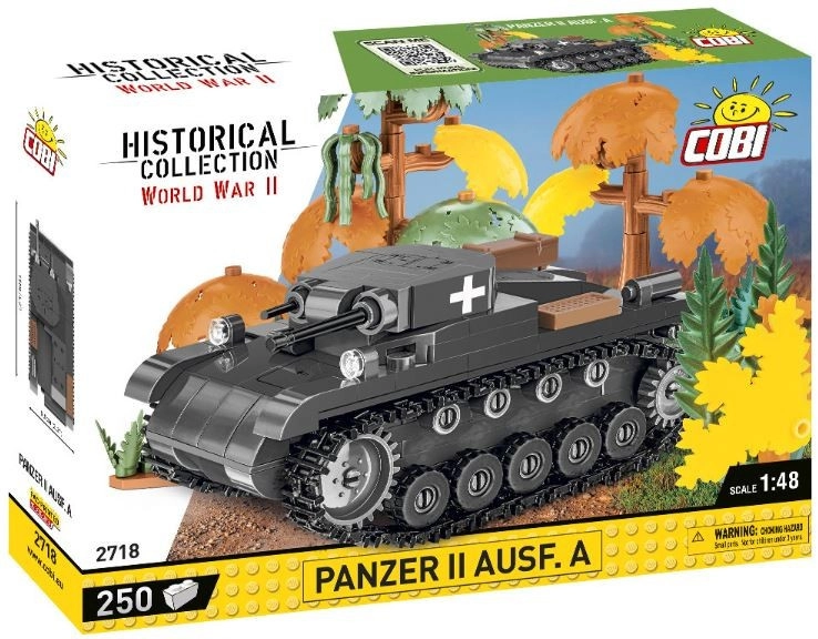 E-shop Cobi 2718 World War II Ľahký tank PANZER II AUSF. A