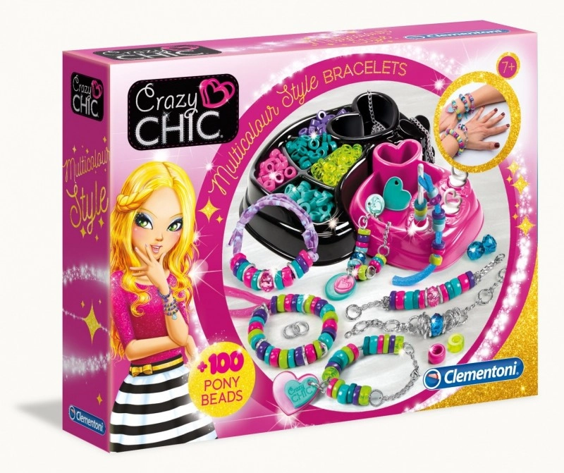 E-shop Clementoni Crazy CHIC Kreativní set barevné náramky