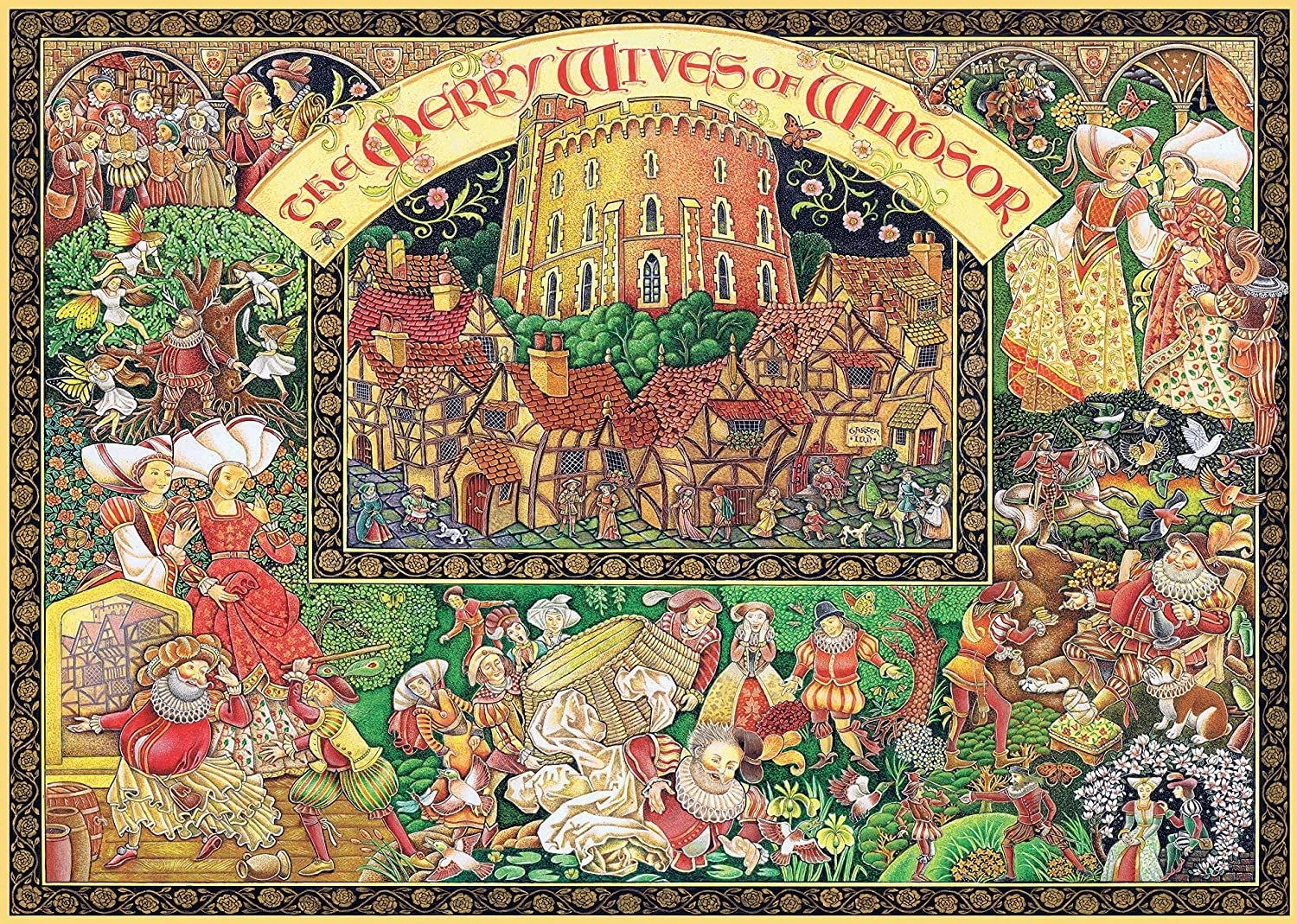 E-shop Ravensburger Puzzle Veselé Paňáčky Windsorské 1000 dielikov