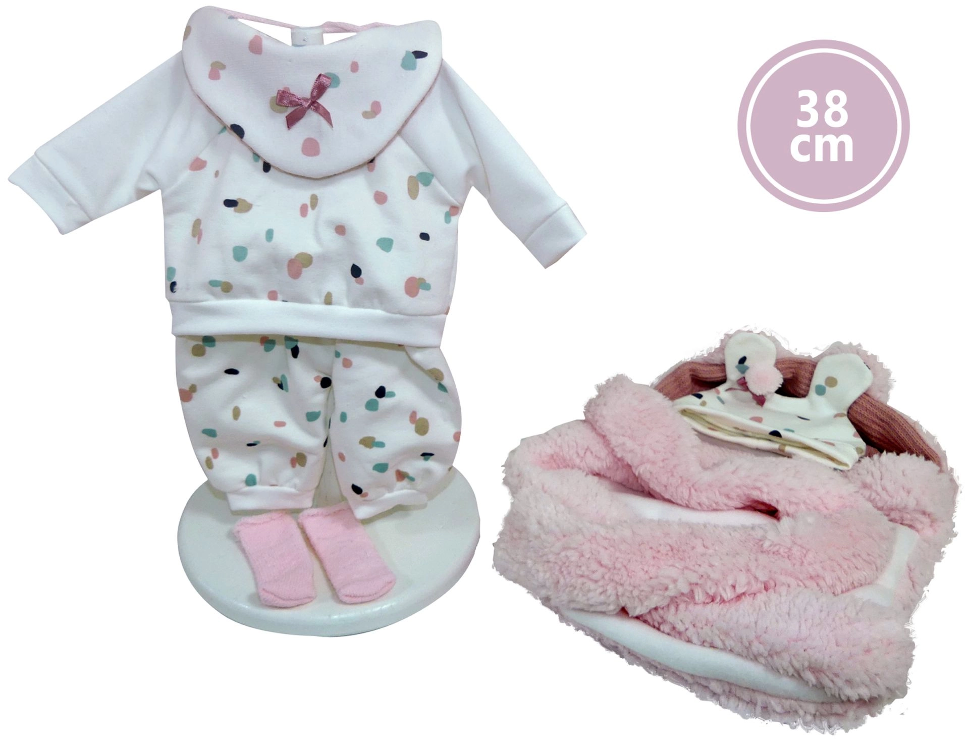 Llorens M38-946 oblečok pre bábiku bábätko 38 cm
