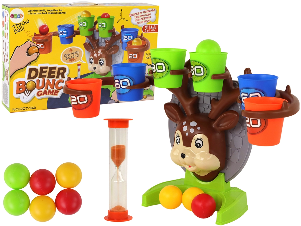 E-shop Lean Toys Hádzanie loptičiek do pohárov