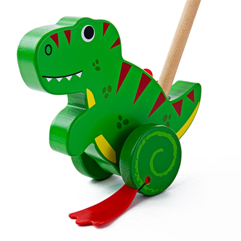 E-shop Bigjigs Baby drevený jazdec T. rex